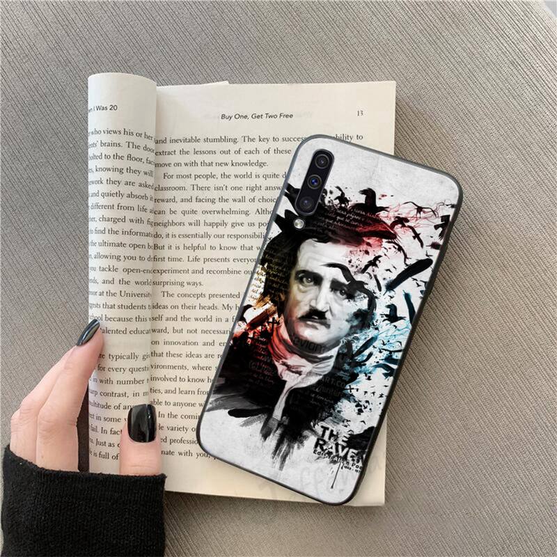 EDGAR ALLAN POE romanopisec Pouzdro na telefon Pro Samsung galaxy A S note 10 7 8 9 20 30 31 40 50 51 70 71 21 s ultra plus