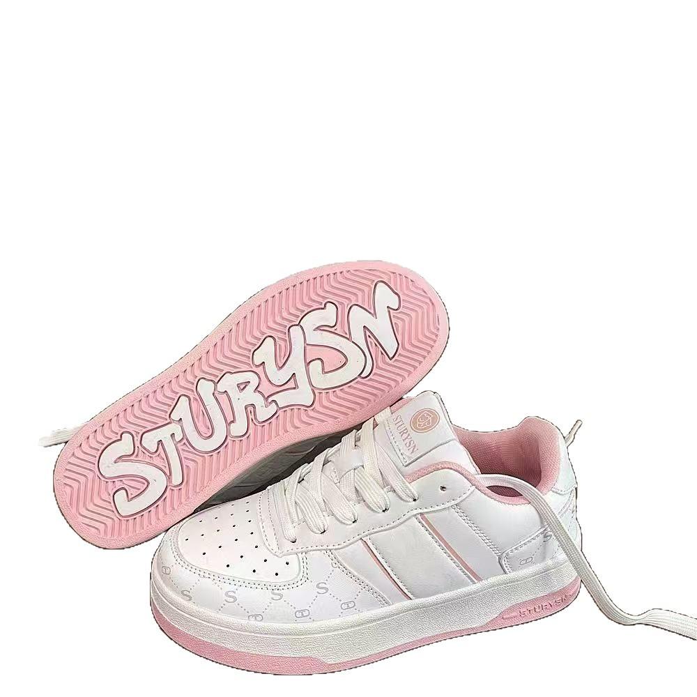 Koreanische Version der Nischenplattform eisblaue Board-Schuhe Damen Ins Tide 2025 Frühling neu vielseitige Sport- und Freizeit-weiße Schuhe