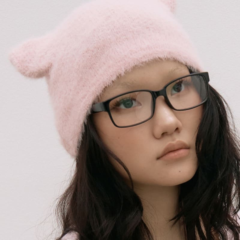 

EXPIRED GIRL Шапка Meow НЕЖНО-РОЗОВАЯ one