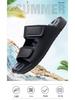 Men's Summer Outdoor Non-Slip One-Strap Casual Sandals with Thick and Soft Shock-Absorbing Sole