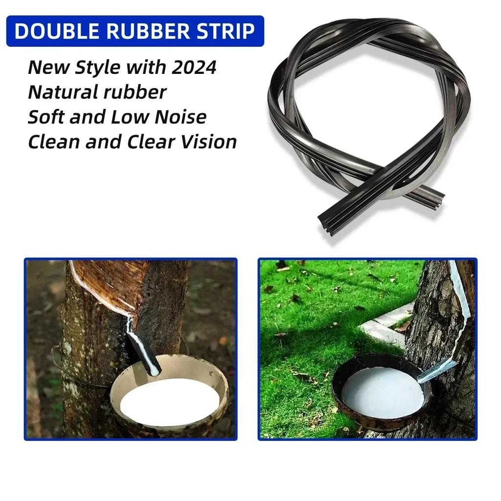 2PCS Wiper Blades Set Kit For Nissan Patrol Y61 1997-2014 Front Windshield Brushes Windscreen Window Accessories