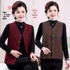 Women's Lightweight Spring & Autumn Vest - Plus Size Waistcoat for Middle-Aged & Elderly Moms