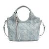Denim Handbag Casual Versatile Bucket Bag New Large Capacity Shoulder Bag Fashion Messenger Bag