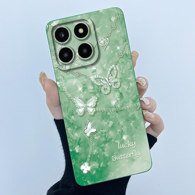 For Honor X6a X6b X6c X6 X6s Case Simplicity flower Soft Silicone Cover For HonorX6a X 6B X6 b Shell Lens Protective Phone Funda