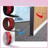 Tpe Self-adhesive Three-layer Hollow Door Bottom Sealing Strip For Soundproofing And Wind Protection