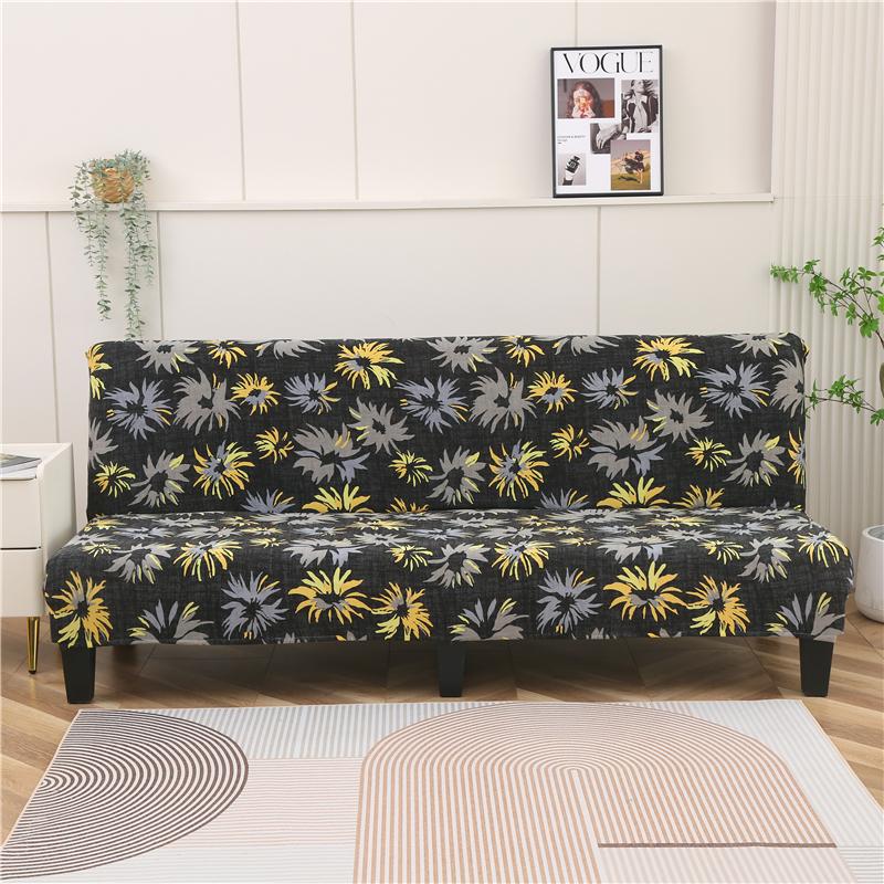 

Чехол для футона без подлокотников, чехлы для диванов, чехлы для кроватей, чехлы для диванов, чехлы для мебели с эластичной подошвой, 1 шт. S 120-150cm