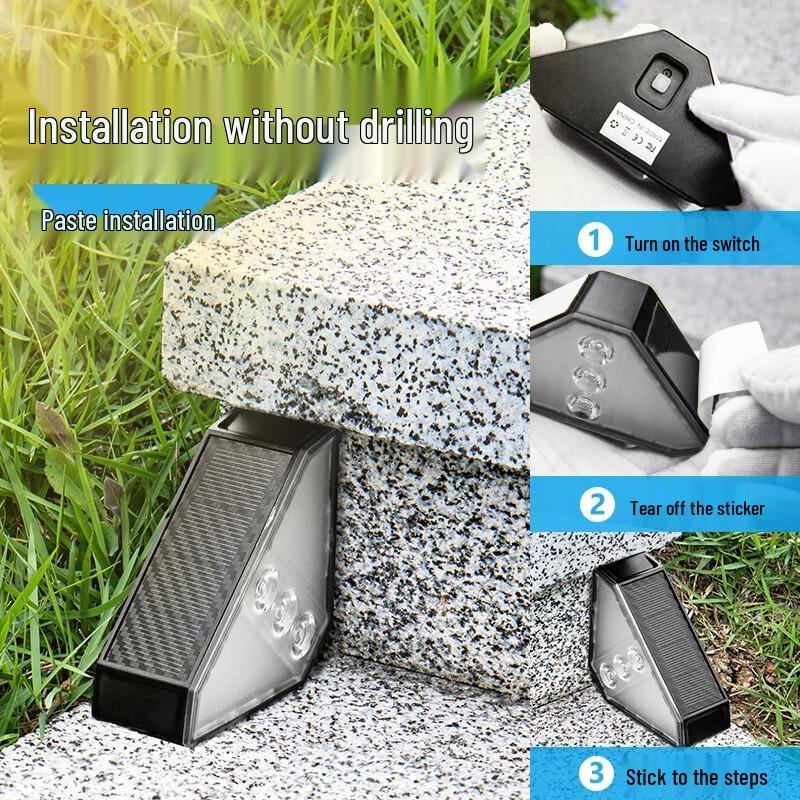 Solar Outdoor Stair Step Lights