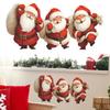 Christmas Atmosphere 30*60CM Christmas Decor Holiday Party Jolly Santa Decoration 30*60cm Size Indoor Outdoor Use PVC Material