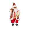 Seasonal Santa Decor Battery Operated Dancing Santa Claus Toy Singing Plush Father Christmas Doll Desktop Decoration Party