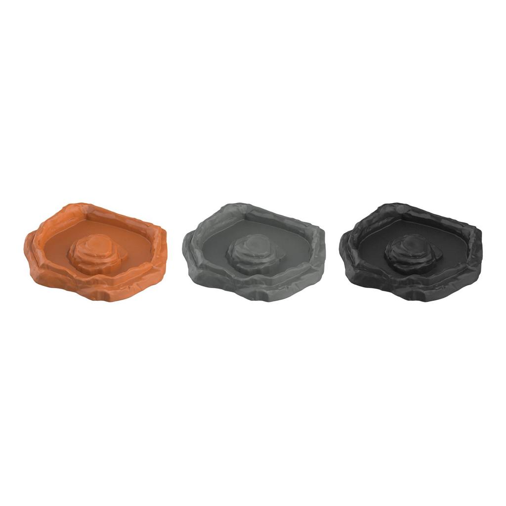 Reptile Supplies Plastic Water Bowl Easy Clean Feeder Dish for Chameleon Frog Snake Tank Accessories