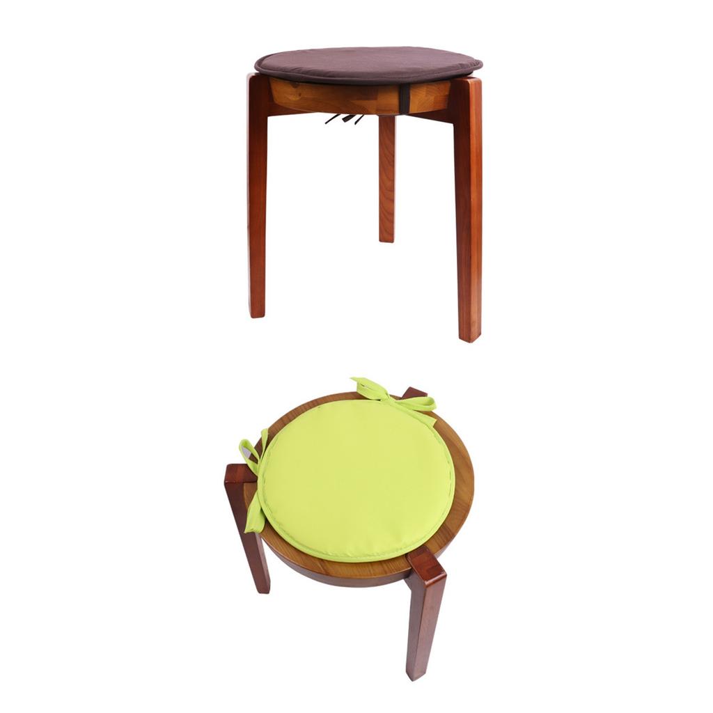 Colorful Indoor/Outdoor Chair Cushion Round Cushion Garden Terrace Mat - Diameter 38 Cm, Garden Furniture Mat, Round Seat Garden Mat