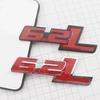 3D Metal 6.2L Logo Car Rear Boot Trunk Emblem Badge