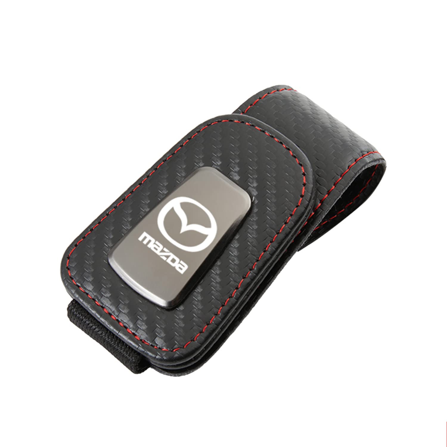 

Hunesuru Car Sun Visor Glasses Clip, Suitable for Mazda, Leather Car Glasses Clip, Sunglasses чёрный