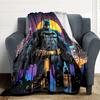 1pc Batman Blanket Lightweight Flannel Throw For Sofa, Bed, Travel, Livingroom, Office, Couch, Chair, And Bed