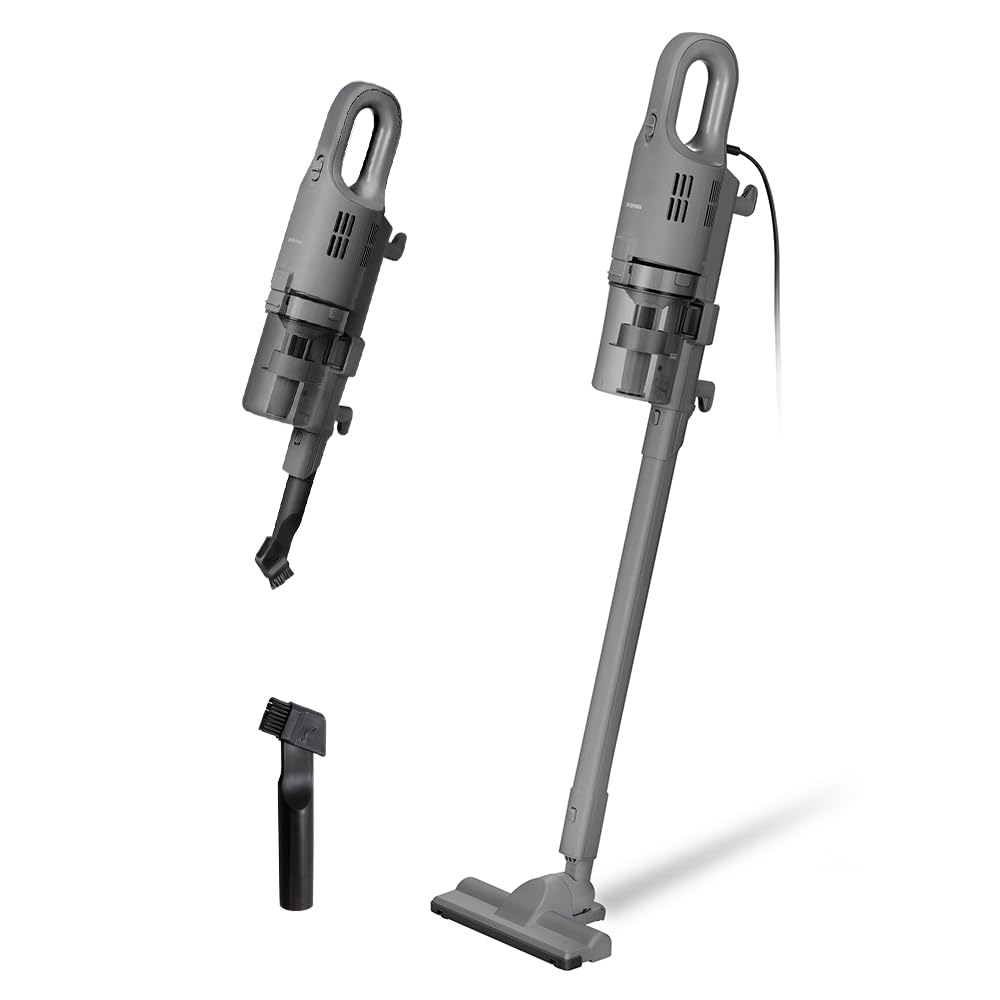 

Iris Ohyama Vacuum Cleaner Corded Cyclone Lightweight Stick Cleaner 2WAY Dark Gray AZ-SCA-112 темно-сірий