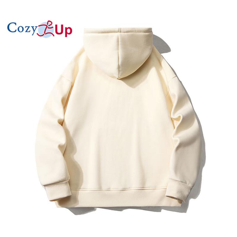 Cozy Up Men's Fleece Hoodie Full Zip Hoodies Jacket Warm Fuzzy Winter Coats with Hood Athletic Sweatshirt