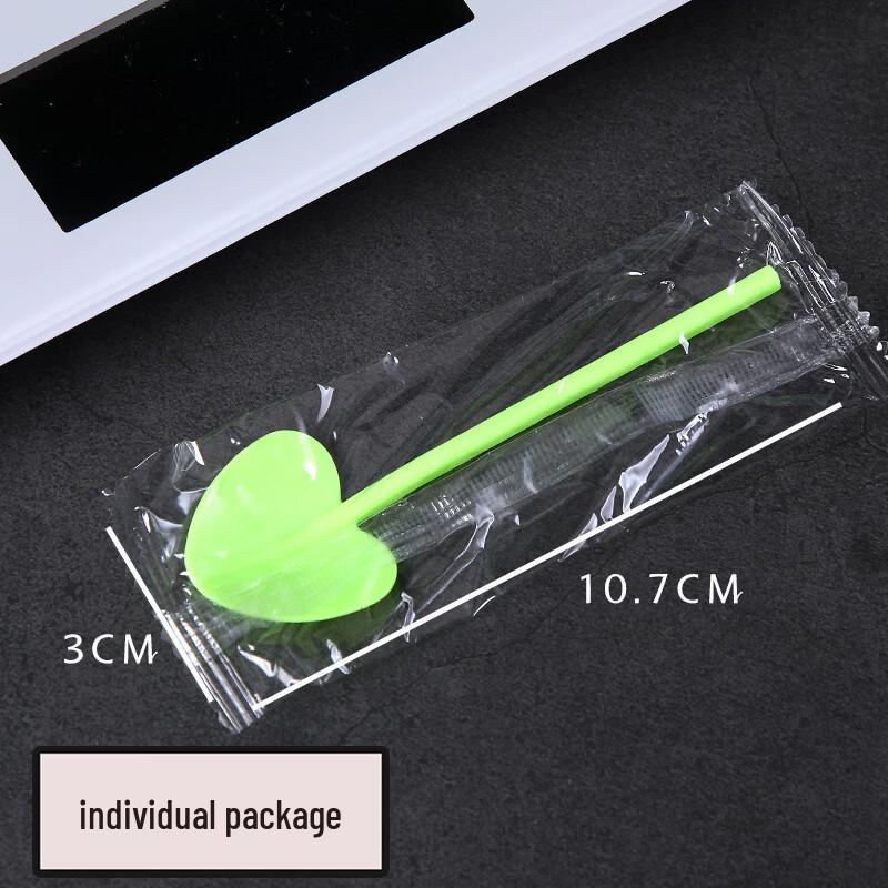 

OIMG Disposable Heart-Shaped Ice Cream Spoons