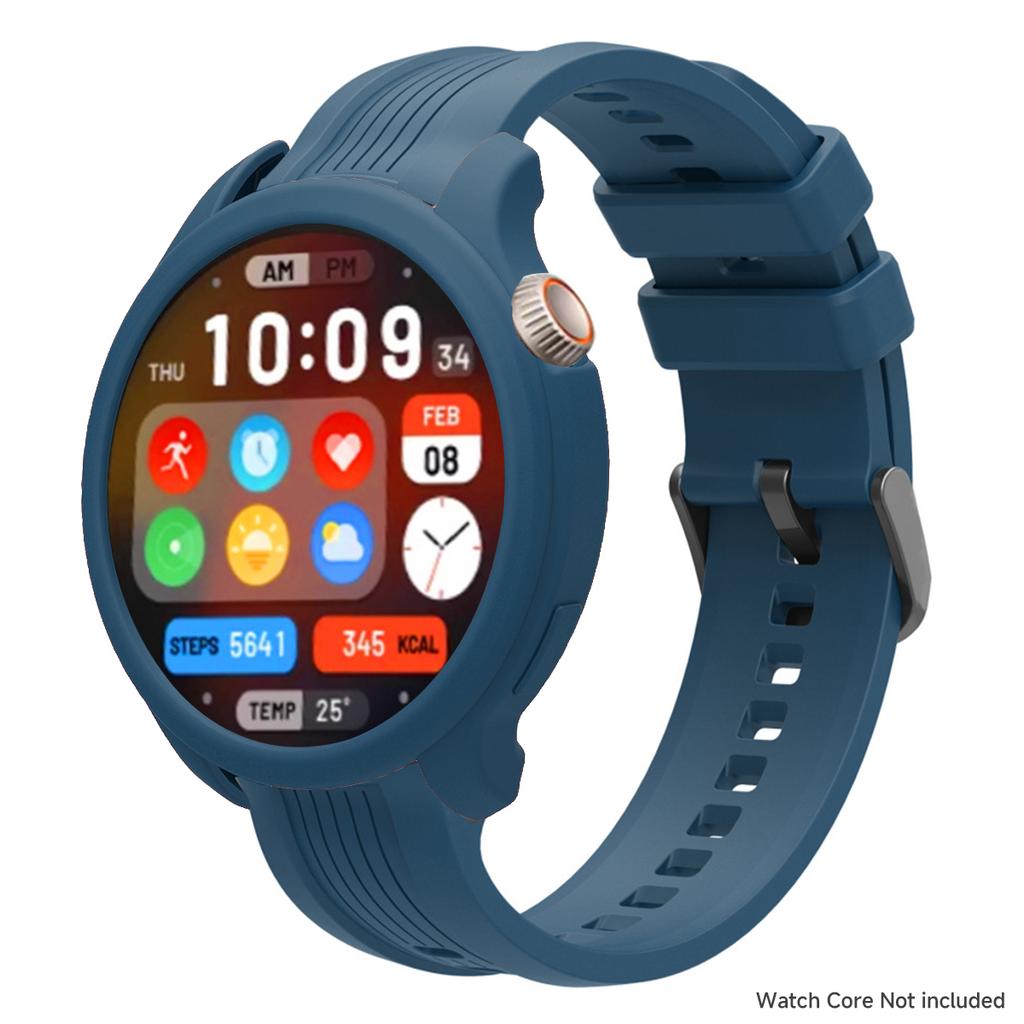 Silikonarmband+Hülle Für Amazfit Balance Verstellbares Sportarmband Smartwatch Anti-Fall Kratzfestes Armband Uhrengehäuse Set Zubehör
