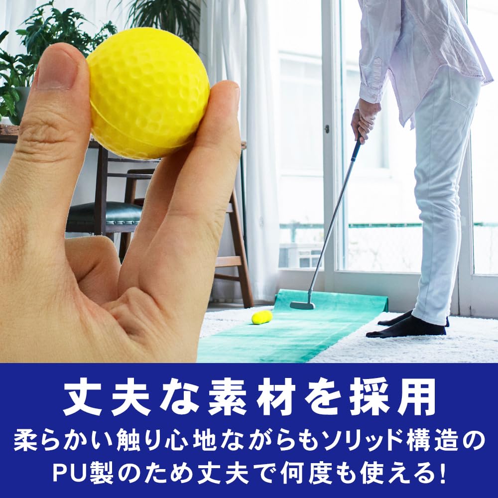 Training Golf Balls, Indoor Specification, Impact Practice, 12 Ball Set,