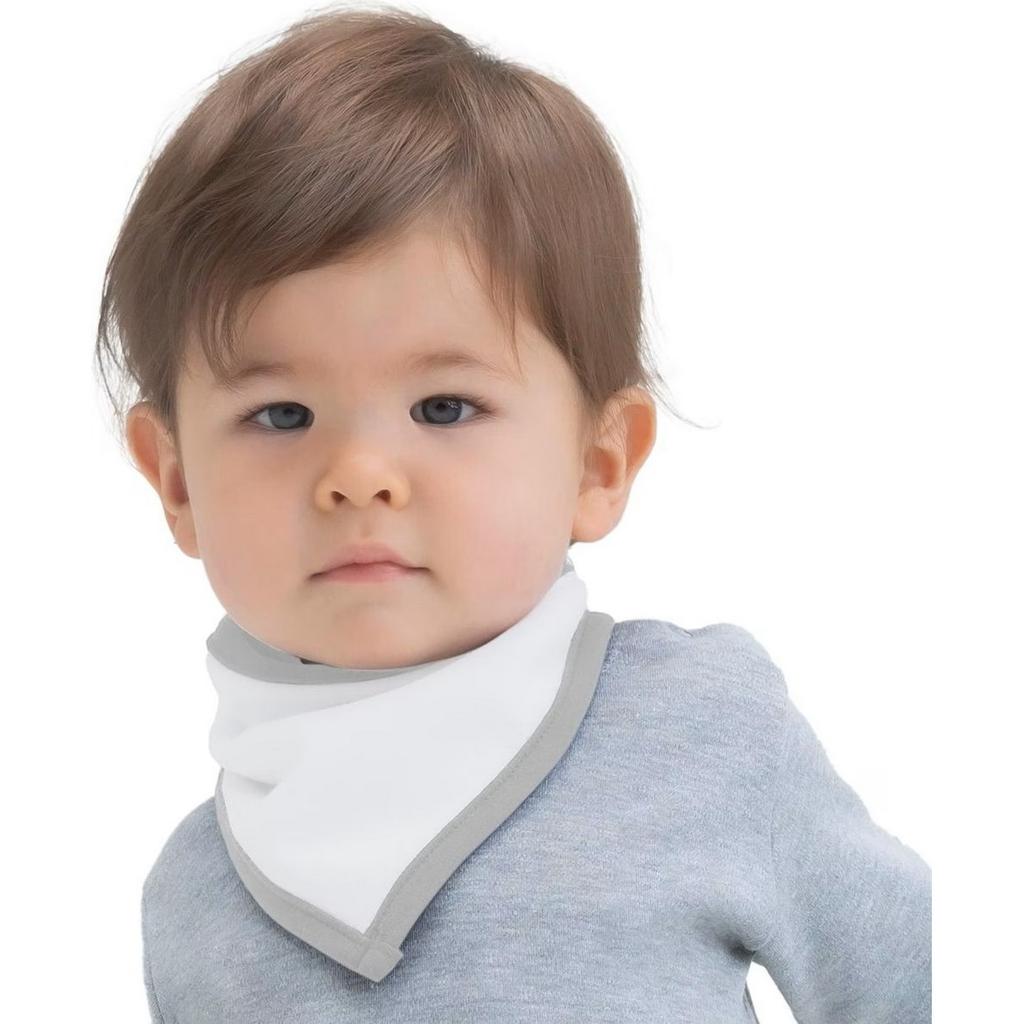 Babybugz Baby Plain Bandana Bib (Pack of 2)