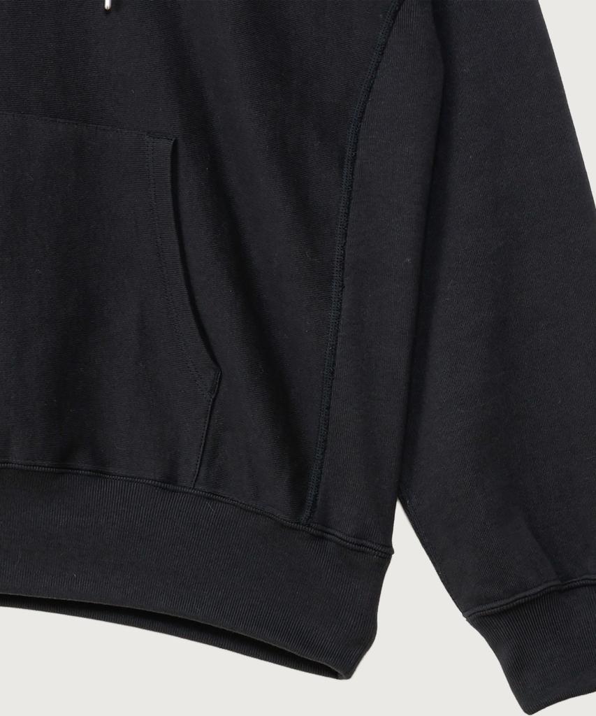 Women'S Reverse Weave Small Logo Loose Fit Hoodie Black