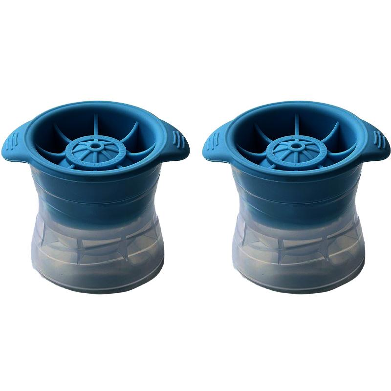 Ice Cube Mold Silicone Bar Whiskey Round Ice Maker Spherical Ice Cube Mold Machine Quick Freezing Vertical Silicone Ice Hockey M