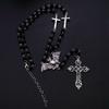 Kreuz Vampir Ankh Rosenkranz Okkult Goth Ankh Perlen Fledermaus Gotisch Vampir Vampirisch Perlenbesetzt Ägyptisch Tradgoth Schmuck Geschenk Handgemacht