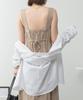 Jungle Jalopy Sleeveless Solid Casual WK-0506 Women's Dress, Maxi/Long Length, Color, Top, Cotton, Spring/Summer, Gray/Beige, M-L