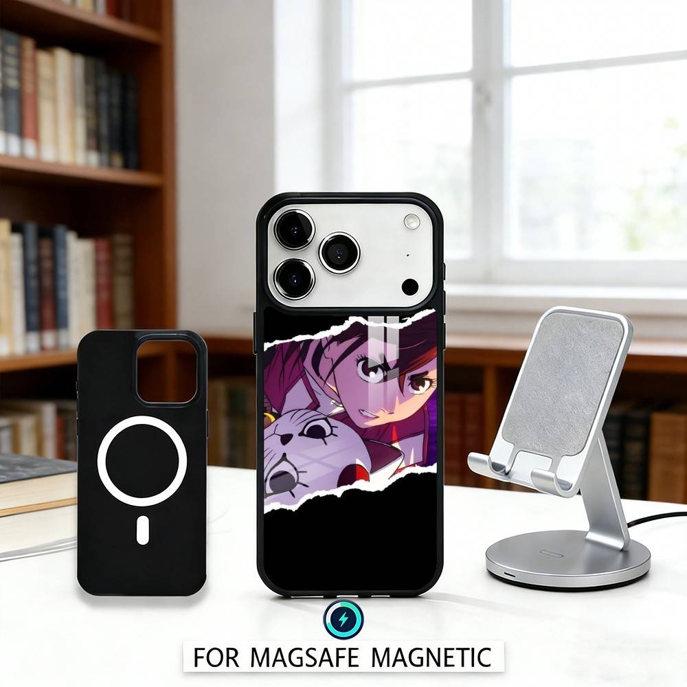 1PC Anime D-Dandadan Phone Case For iPhone 17,16,15,14,13,12,Pro,Max For Magsafe Magnetic Wireless Charging