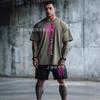 Mens Athletic Short Sleeve T-Shirt Shorts Set Boxing Training Sportswear Lightweight Casual Gym Wear