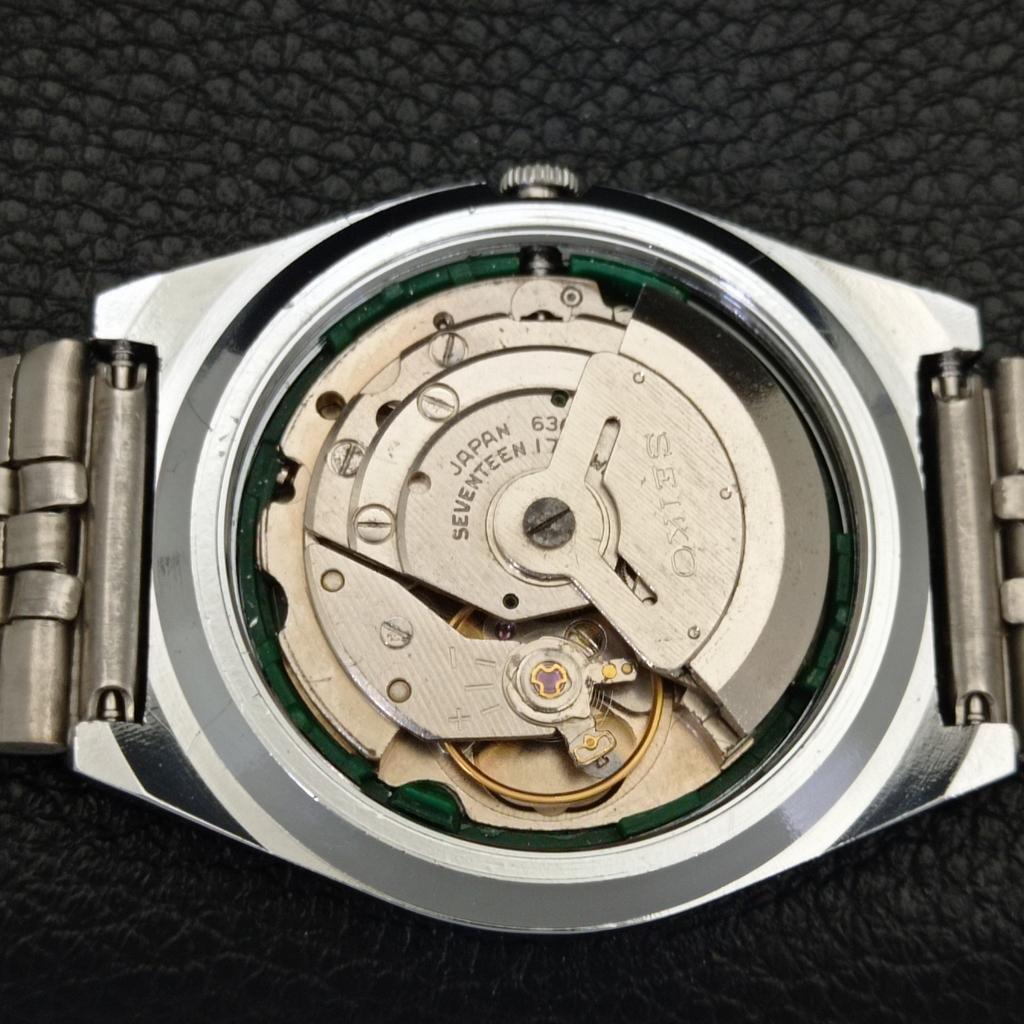 REFURBISHED VINTAGE SEIKO 5 AUTOMATIC 6309A JAPAN MENS BLUE DIAL WATCH a441341-5 Sk-a441341