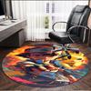 Pokemon Print Round Rug, Washable Floor Carpet, For Entryway Dorm Laundry Room Office Study, Home Decor Birthday Christmas Gift