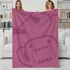 Character D-Domo-kuns Throw Flannel Blanket Perfect for Sofa Office Bed Travel Sleep Read Relax Camping four season use