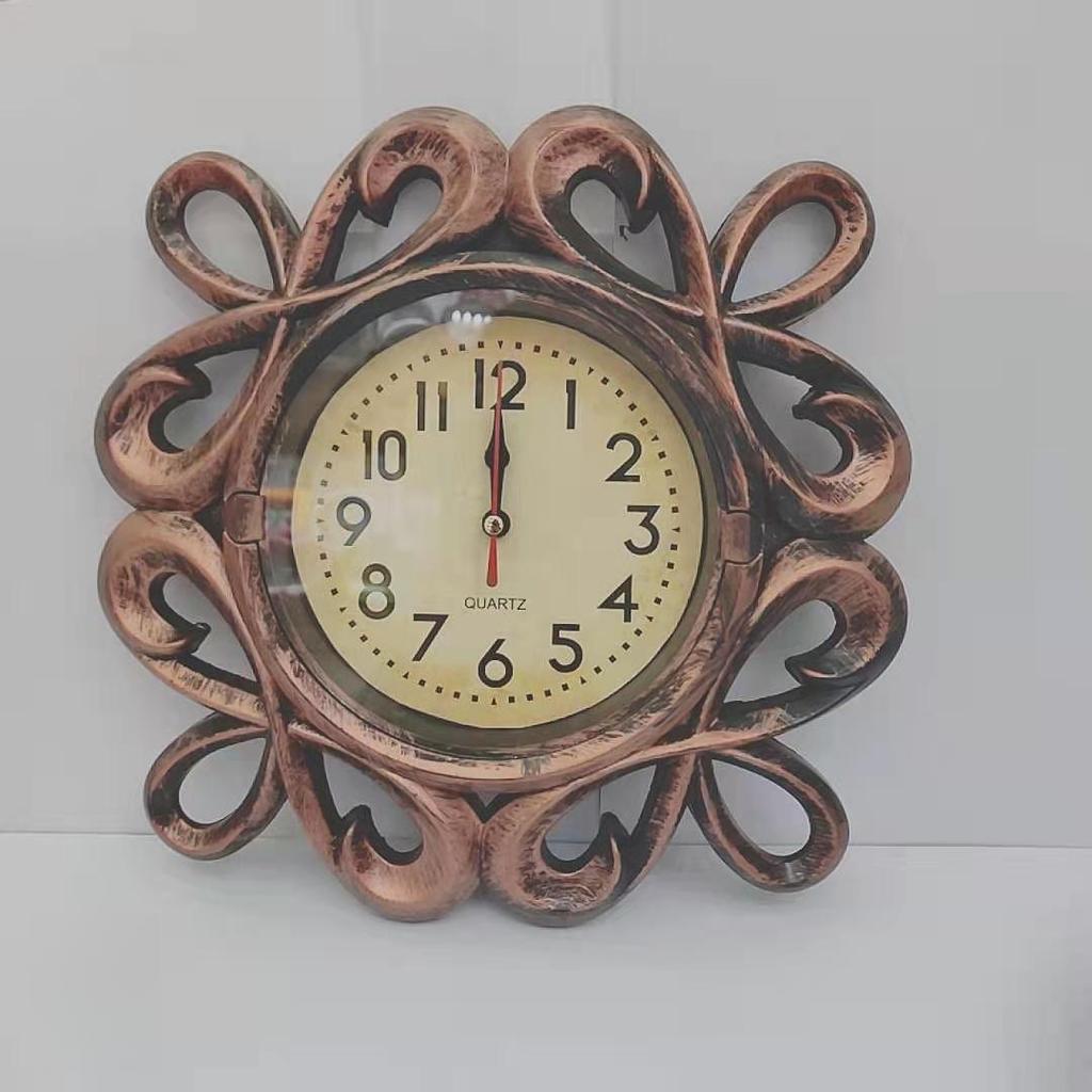 Retro small wall clock 25CM European and American retro wall clock
