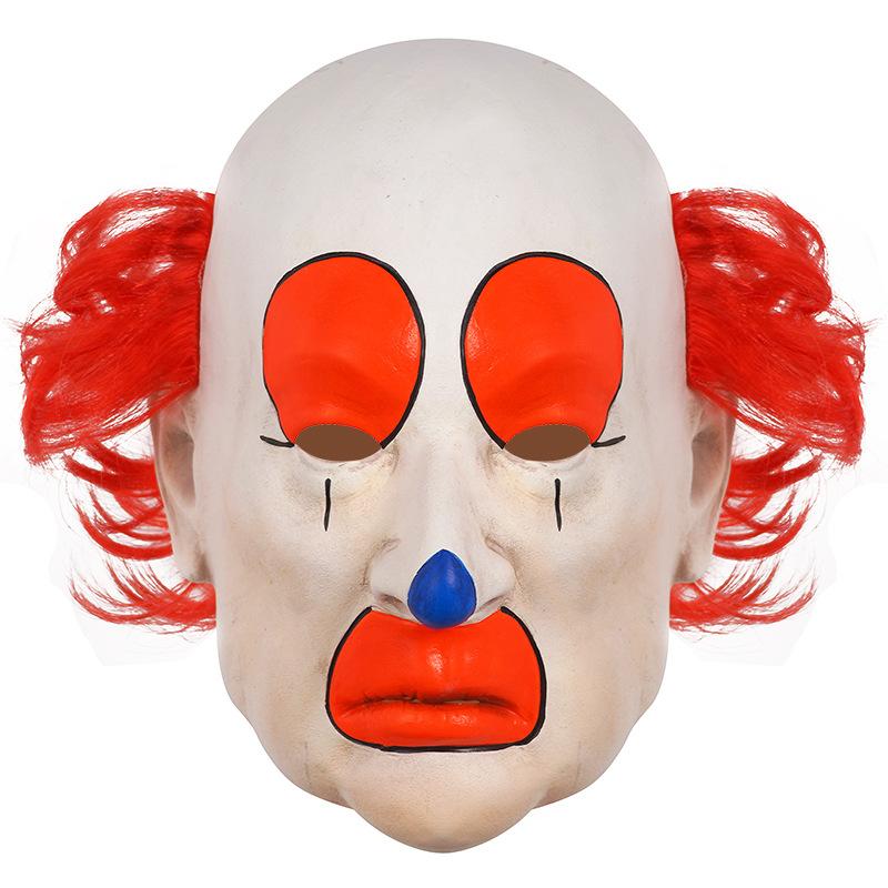Masque de Clown en Latex Effrayant et Original pour Halloween Adult One Size rouge