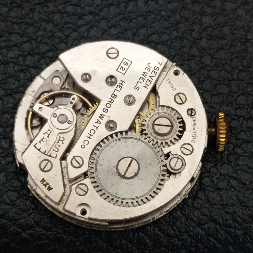VINTAGE HELBROS HAND-WINDING SWISS MENS ORIGINAL DIAL WATCH A700136-5 R201-a700136