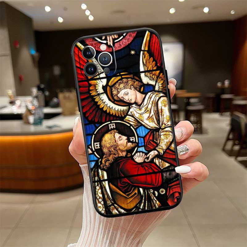 

NH44 The Baptism of Jesus New High-End Shell Phone Case for iPhone SE X XS XR 16E 17 11 Pro Max 8 7 6 6s Plus Air iPhone 8 Plus