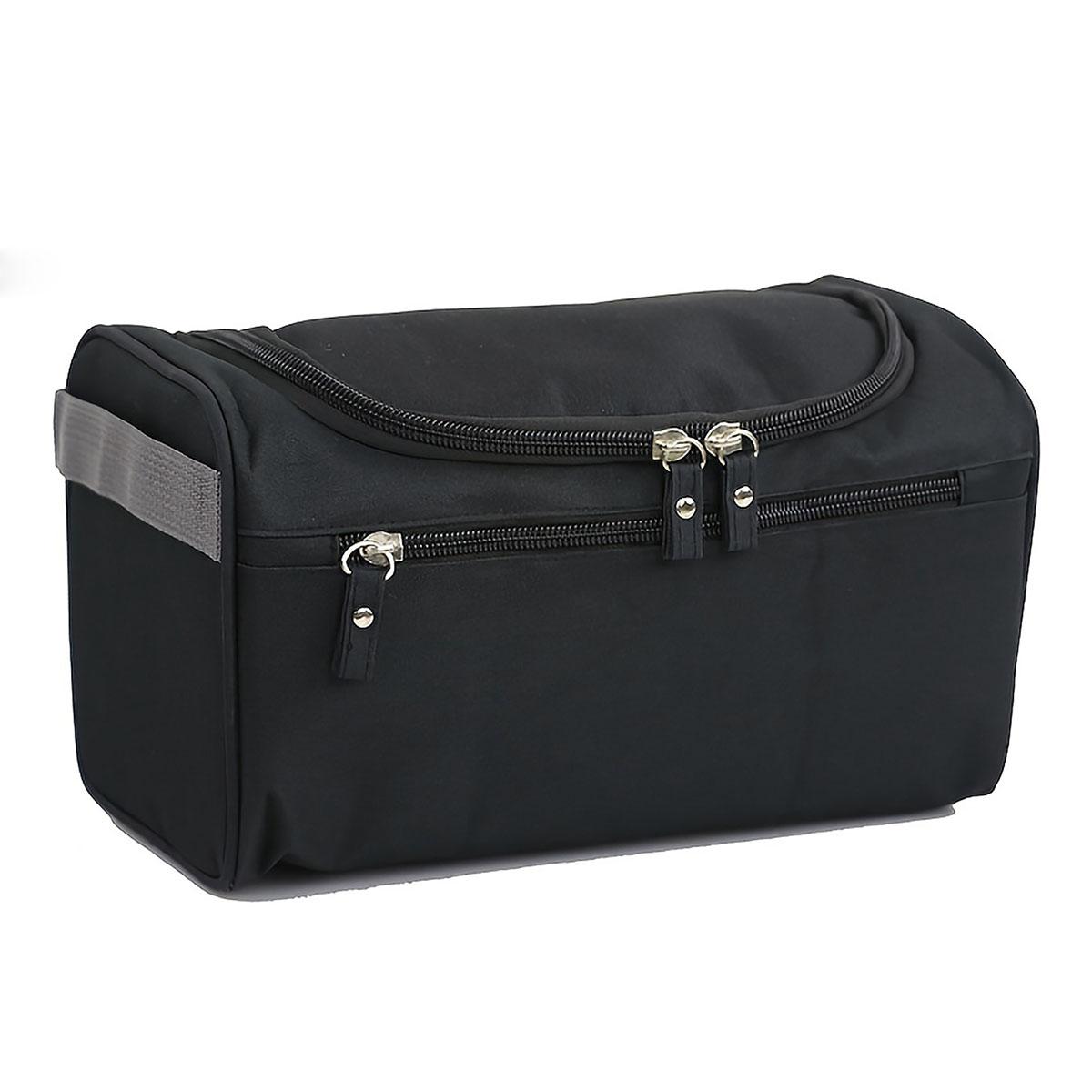

Large Capacity Cosmetic Toiletry Storage Bag Multifunctional Lazy Makeup Bag for Traveling And Daily Use чорний