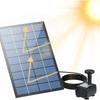 7V 1.5W Solar Powered Fountain Pumps Set With 8 Sprayed Head Fit for Garden Pond Bird Bath Decoration Water Circulation