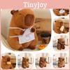Adorable Capybara Plush Toy Creative Cute Animal Doll Soft Pp Cotton Material Birthday Gift
