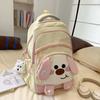 New high-value, fresh and sweet original style cute dog backpack women's lightweight large-capacity backpack