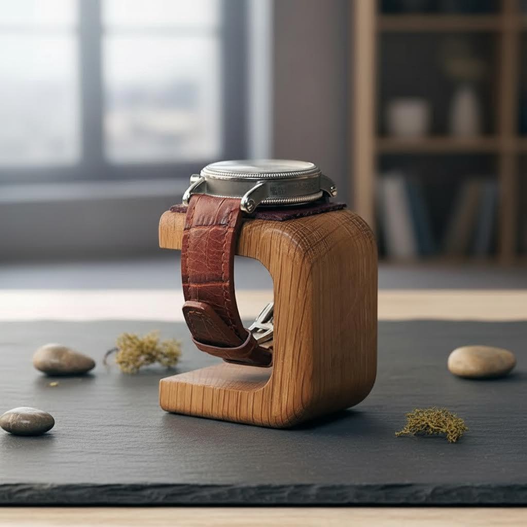 Wooden Watch Holder Jewelry Organizer Display Stand For Bracelet Ring Watch Display Solidwood Watch Stand