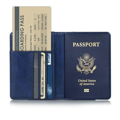 Kepuch Custer Case for Passaporto PU Leather Lightweight Cover for Passaporto Passport Blue Passport, -
