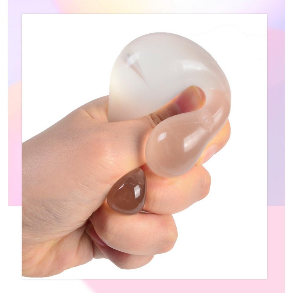 Cute Change Color Heart Squeeze Toy Anti-stress Vent Ball Slow Rebound Relieves Stress Fidget Toys for Kids Girl and Adults Gift