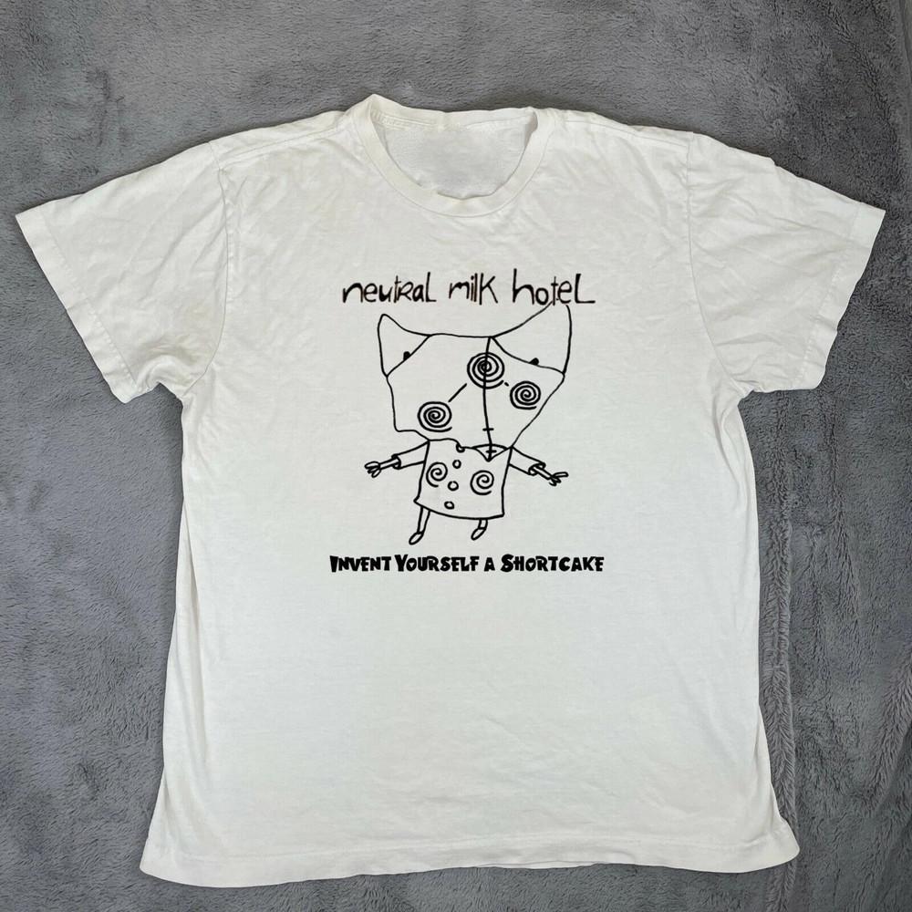Neutral Milk Hotel Band Invent Yourself a Shortcake T Shirt Full Size S-5XK1048 Unisex T-Shirt S