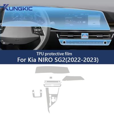 Pro Kia Niro SG2 Ochranná fólie z TPU proti poškrábání pro interiér vozu, navigaci, středovou konzoli dveří, palubní desku - Příslušenství