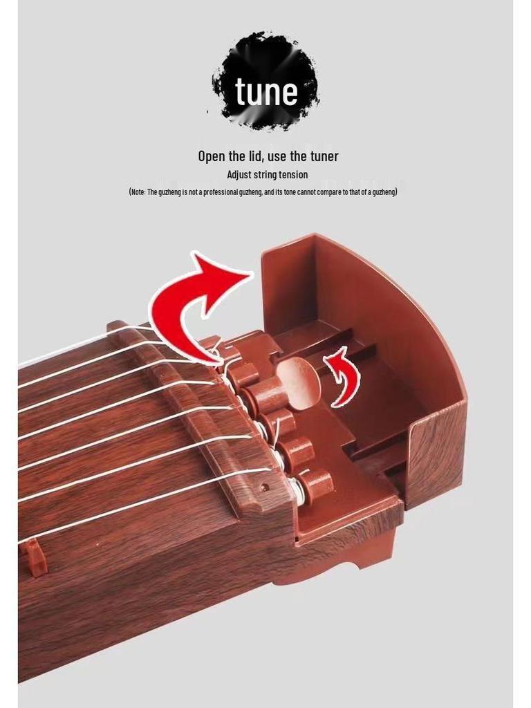 Beginner Desktop Guzheng: Educational Toy for Children's Music Interest
