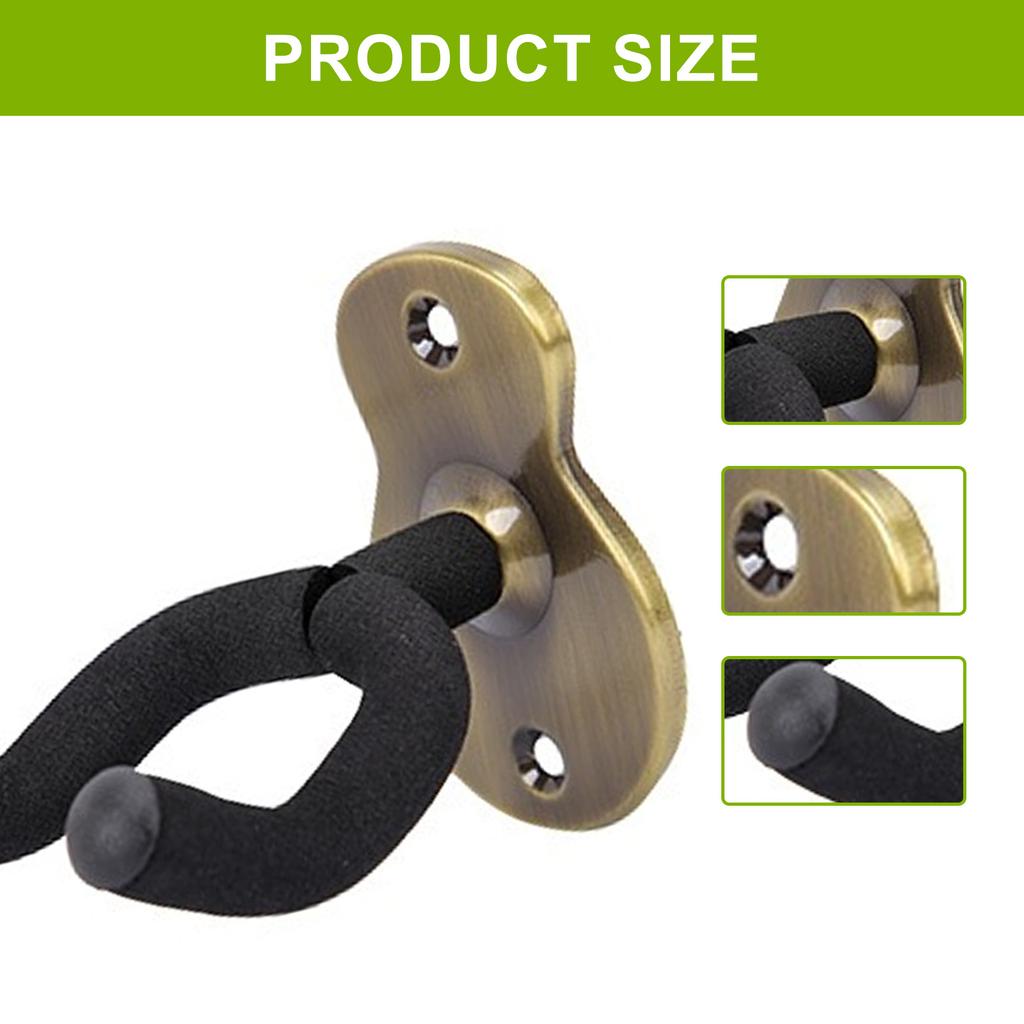 Guitar Wall Mount Hanger, Guitar Ukuleles Hanger Wall Hook Holder Stand for Guitar Ukuleles Guitar Wall Hanger Bracket