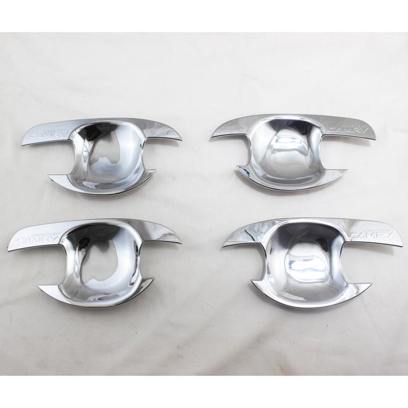 Door Handle Bowl Covers Chrome Car Accessory Trim Paste Style For TOYOTA CAMRY 2003 2004 2005 2006 Decoration Exterior Styling