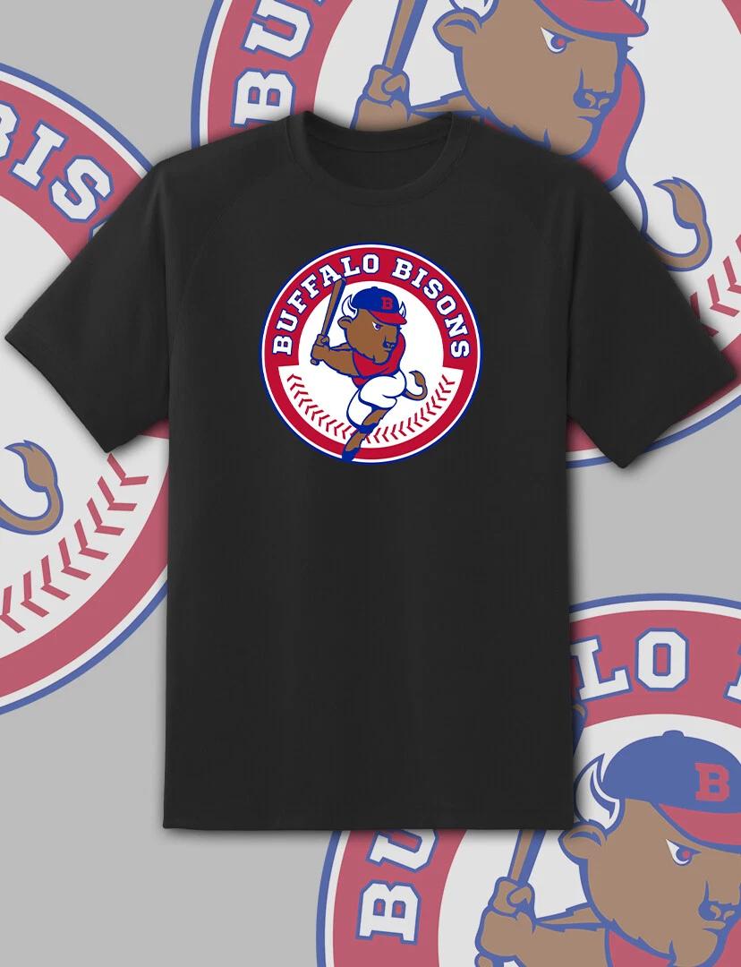 Buffalo Bisons Milb Team Logo Milb T Shirt Youth M - Adult 6XL Fast Ship! L